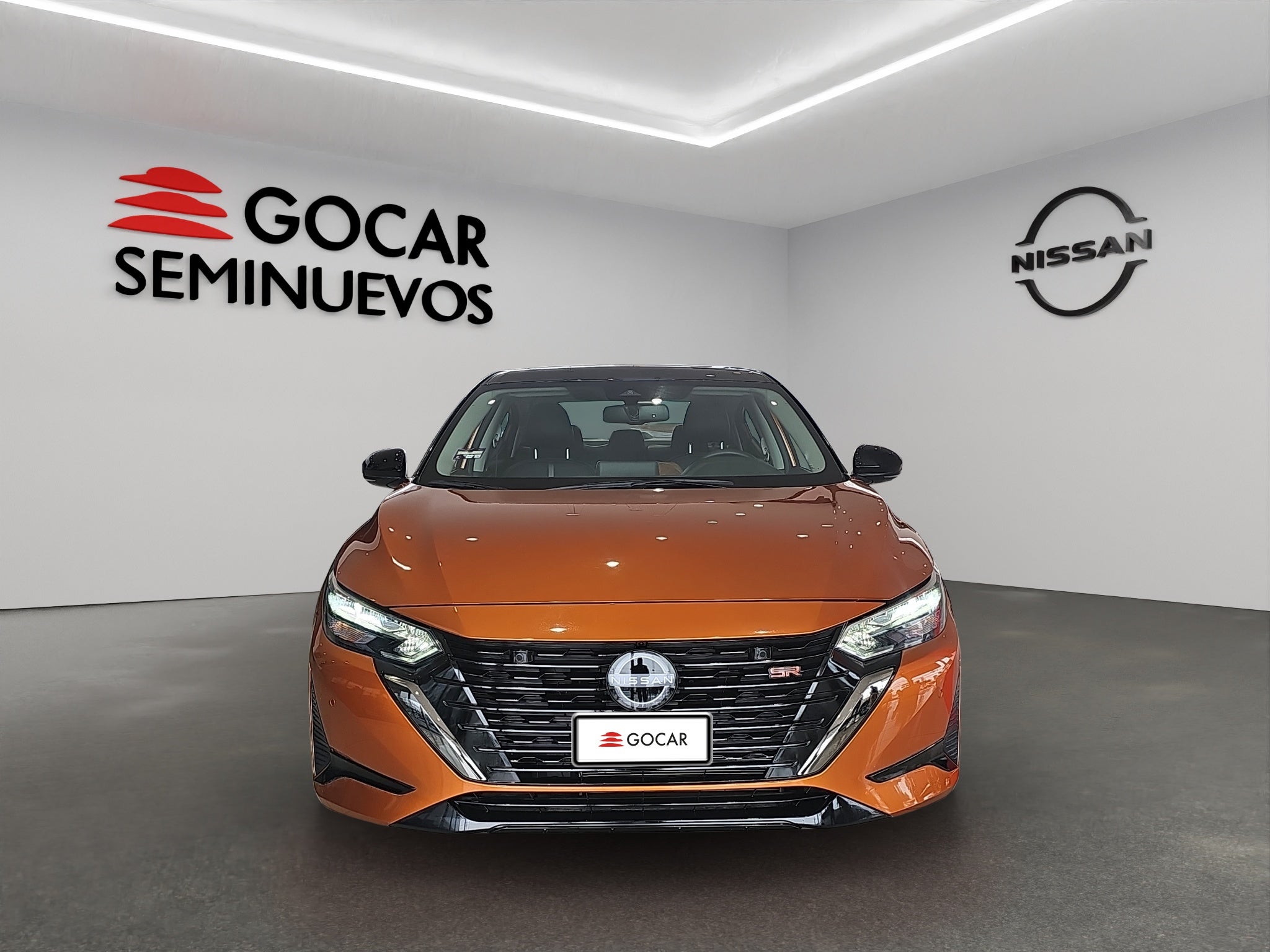 2025 Nissan Sentra 4 pts. SR Platinum, TA, a/ac. Aut., piel, QC, s. Bose, f. led, RA-18 (línea anterior)