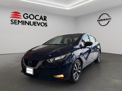 2021 Nissan Versa 4 pts. Platinum, TA, a/ac. Aut., VE, piel, GPS, f. led, RA-17