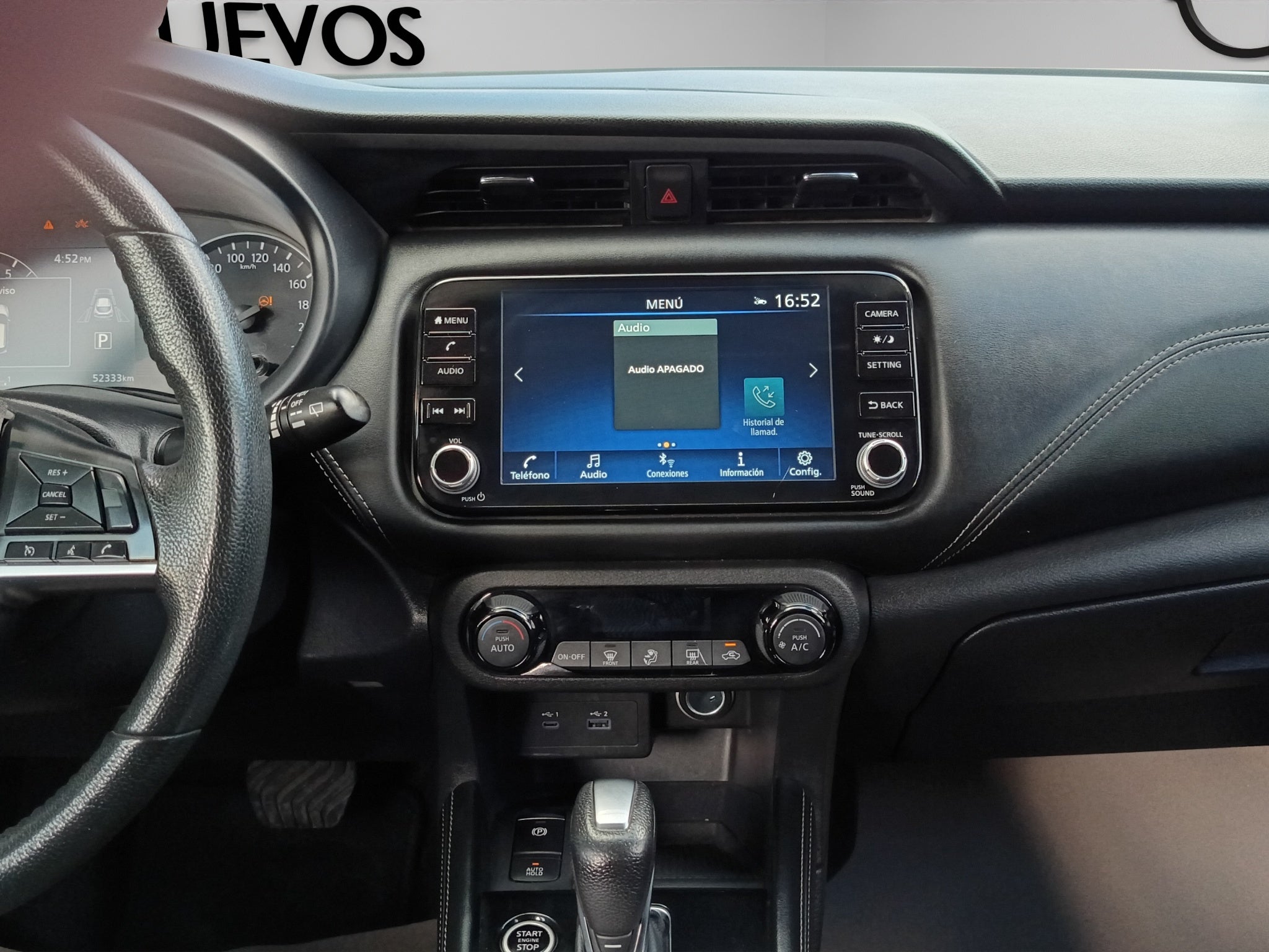2025 Nissan Kicks VUD 5 pts. Platinum, 2.0l, TA, TP, s. Bose, pantalla touch 12