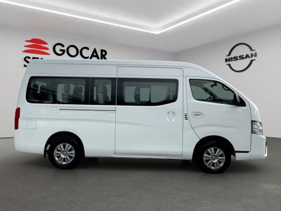 2023 Nissan Urvan Pasajeros 4 pts. Amplia, TM5, a/ac., desem. tras., 14 pas.