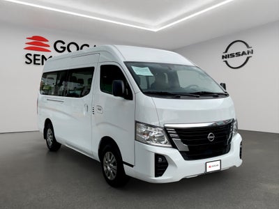 2023 Nissan Urvan Pasajeros 4 pts. Amplia, TM5, a/ac., desem. tras., 14 pas.