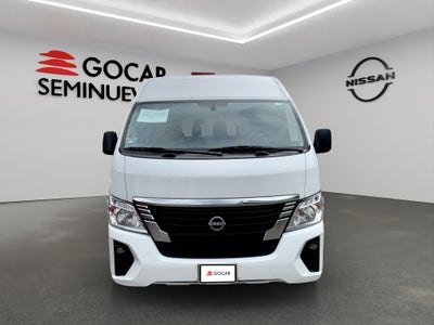 2023 Nissan Urvan Pasajeros 4 pts. Amplia, TM5, a/ac., desem. tras., 14 pas.